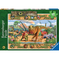 RAVENSBURGER Puzzle Dinosauři XXL 100 dílků