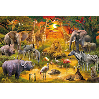 SCHMIDT Puzzle Africká zvířata 150 dílků