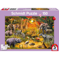 SCHMIDT Puzzle Africká zvířata 150 dílků