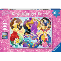 RAVENSBURGER Puzzle Disney princezny: Buď silná, buď svá XXL 100 dílků