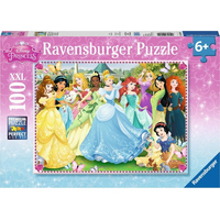 RAVENSBURGER Puzzle Disney princezny: Čas zazářit XXL 100 dílků