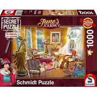 SCHMIDT Secret puzzle June's Journey: Salon orchidejového panství 1000 dílků