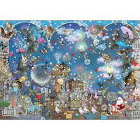 SCHMIDT Puzzle Modré vánoční nebe 1000 dílků