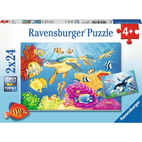 RAVENSBURGER Puzzle Podmořská krása 2x24 dílků