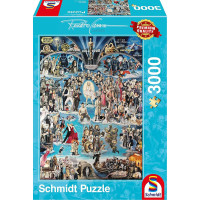 SCHMIDT Puzzle Hollywood - síň slávy 3000 dílků