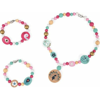 JANOD Dřevěné korálky Páv 220ks