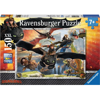 RAVENSBURGER Puzzle Jak vycvičit draka: Dobří draci XXL 150 dílků