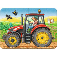RAVENSBURGER Moje první puzzle Dopravní stroje 4v1 (2,4,6,8 dílků)