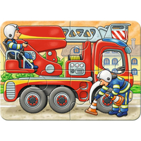 RAVENSBURGER Moje první puzzle Dopravní stroje 4v1 (2,4,6,8 dílků)