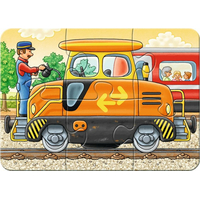 RAVENSBURGER Moje první puzzle Dopravní stroje 4v1 (2,4,6,8 dílků)