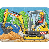 RAVENSBURGER Moje první puzzle Dopravní stroje 4v1 (2,4,6,8 dílků)