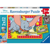 RAVENSBURGER Puzzle Disney: Dobrodružství volá 2x12 dílků
