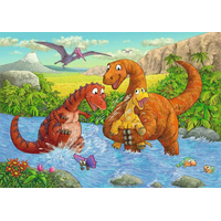 RAVENSBURGER Puzzle Hraví dinosauři 2x24 dílků
