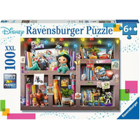 RAVENSBURGER Puzzle Knihovna Disney pohádek XXL 100 dílků