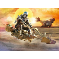 RAVENSBURGER Puzzle Star Wars: Mandalorian 4x100 dílků