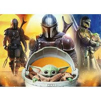 RAVENSBURGER Puzzle Star Wars: Mandalorian 4x100 dílků