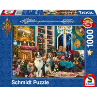 SCHMIDT Puzzle Večírek v knihovně 1000 dílků