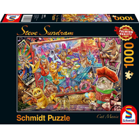 SCHMIDT Puzzle Kočičí mánie 1000 dílků