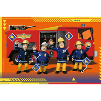 RAVENSBURGER Puzzle Požárník Sam: Výjezd 2x24 dílků