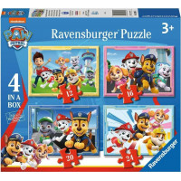 RAVENSBURGER Puzzle Tlapková patrola 4v1 (12, 16, 20, 24 dílků)