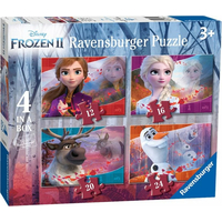 RAVENSBURGER Puzzle Ledové království 2, 4v1 (12,16,20,24 dílků)