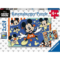 RAVENSBURGER Puzzle Mickey Mouse: Natočte film! 2x24 dílků