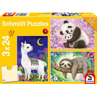 SCHMIDT Puzzle Zvířátka 3x24 dílků