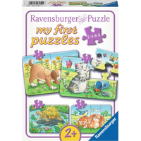 RAVENSBURGER Moje první puzzle Domácí mazlíčci 4v1 (2,4,6,8 dílků)