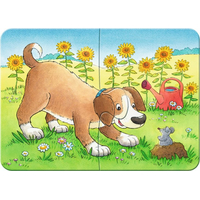 RAVENSBURGER Moje první puzzle Domácí mazlíčci 4v1 (2,4,6,8 dílků)