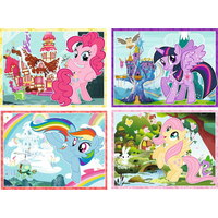 RAVENSBURGER Puzzle My Little pony 4v1 (12,16,20,24 dílků)