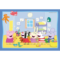 RAVENSBURGER Puzzle Prasátko Peppa: Pepino dobrodružství 2x12 dílků