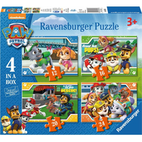 RAVENSBURGER Puzzle Tlapková patrola 4v1 (12,16,20,24 dílků)