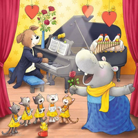 RAVENSBURGER Puzzle Zvířátka na pódiu 3x49 dílků
