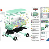 RAVENSBURGER 3D puzzle Autobus Cars: Fillmore 162 dílků