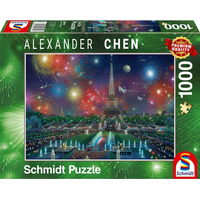 SCHMIDT Puzzle Ohňostroj nad Eiffelovou věží 1000 dílků