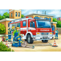 RAVENSBURGER Puzzle Policie a hasiči 2x12 dílků