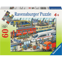 RAVENSBURGER Puzzle Železniční stanice 60 dílků