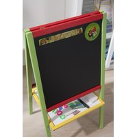 Dřevěná dětská magnetická tabule