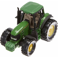 SCHMIDT Puzzle John Deere Traktor s řezačkou 100 dílků + model SIKU