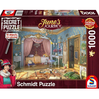 SCHMIDT Secret puzzle June's Journey: Ložnice slečny June 1000 dílků