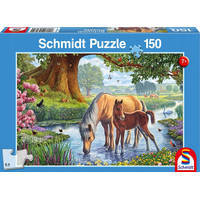 SCHMIDT Puzzle Koně v řece 150 dílků