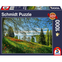 SCHMIDT Puzzle Kvetoucí tulipány na ostrově Mainau 1000 dílků