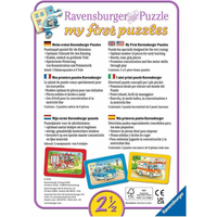 RAVENSBURGER Moje první puzzle Zásahová vozidla se zvířátky za volantem 3x6 dílků