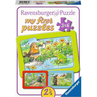 RAVENSBURGER Moje první puzzle Zvířátka ze zahrady 3x6 dílků