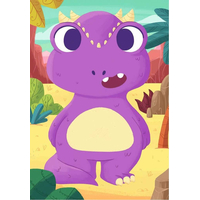RAVENSBURGER Puzzle Mix&Match: Roztomilí dinosauři 3x24 dílků