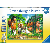 RAVENSBURGER Puzzle Zvířátka XXL 100 dílků