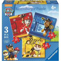 RAVENSBURGER Puzzle Tlapková patrola 3v1 (25,36,49 dílků)