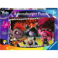 RAVENSBURGER Puzzle Trollové: Světové turné 35 dílků