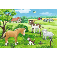 RAVENSBURGER Puzzle Zvířecí mláďata 2x12 dílků