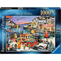 RAVENSBURGER Puzzle Na Vánoce doma 1000 dílků
